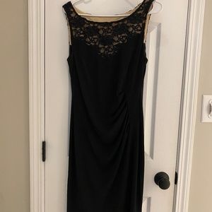 Black and Nude Dress